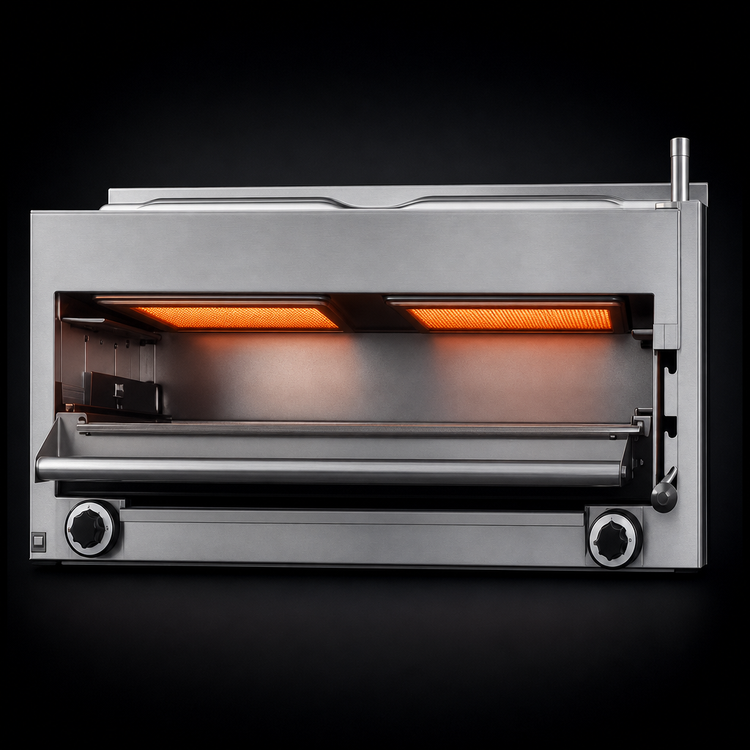 Product image #3 for Garland Master Series MIR-34L Gas Infrared Salamander Broiler, 34-Inch Range Match, 40,000 BTU