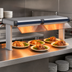 Thumbnail image #3 for Hatco Glo-Ray Designer Dual Unlighted Infrared Strip Heater, 21.5-Inch Wide, 3-Inch Spacer, 14-Inch Stands, Aluminum, 500 Watts