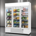 Thumbnail image #3 for Beverage-Air MarketMax 75-Inch Three-Section Triple-Pane Glass Door Reach-In Freezer Merchandiser, White, Bottom-Mount, 68.43 Cu. Ft.