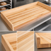 Thumbnail image #3 for John Boos 96-Inch x 30-Inch Laminated Northern Hard Rock Maple Work Table Top with 4-Inch Coved Backsplash