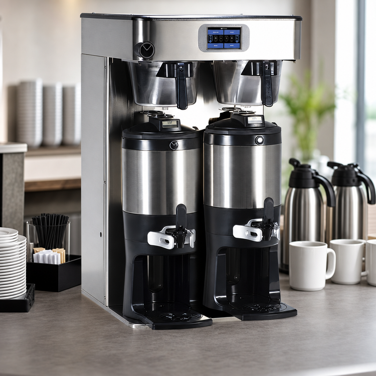 Product image #3 for BUNN Infusion Series Platinum Edition Tall Twin Automatic-Fill Airpot Coffee Brewer
