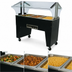 Thumbnail image #3 for Advance Tabco Triumph Supreme Portable Electric 3-Well Hot Food Buffet Table, 47-1/8-Inch Wide, Open Base