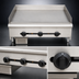 Thumbnail image #3 for Wells HDG-3630G Heavy-Duty Countertop Natural Gas Griddle, 35-Inch x 23-9/16-Inch Cooking Surface, 3 Manual Controls