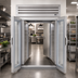 Thumbnail image #3 for True Spec Series 2-Section Roll-Thru Refrigerator with Glass Front and Solid Rear Swing Doors