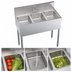 Thumbnail image #3 for Krowne 36-Inch Stainless Steel 3-Compartment Convenience Store Sink with Faucet and Basket Drains