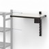Thumbnail image #3 for Cambro Camshelving Elevation Series Wall-Mounted Solid Add-On Shelf Kit, 21 x 24 Inch, Brushed Graphite