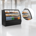 Thumbnail image #3 for Beverage-Air CDR5HC-1-B 60-1/4-Inch Open-Food Rated Refrigerated Deli/Bakery Case, Curved Glass, Self-Contained, Black