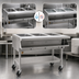 Thumbnail image #3 for Portable Electric Sealed-Well Hot Food Table with 3 Wells, Open Base, 50-1/2 in. W x 32-1/4 in. D x 34 in. H, 208V
