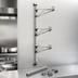Thumbnail image #3 for Eagle Adjustable Post Wire Wall Mount Prepackaged Mid Unit for 18-Inch Shelves, 63-Inch Post, Stainless Steel
