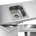 Thumbnail image #3 for Eagle Group Self-Rimming Drop-In Sink, No Deck, Single Compartment, 14 x 16 x 9.5-Inch Bowl, Stainless Steel, Top or Bottom Mount