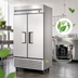 Thumbnail image #3 for Two-Section Bottom-Mounted Reach-In Solid Swing Door Stainless Steel Refrigerator