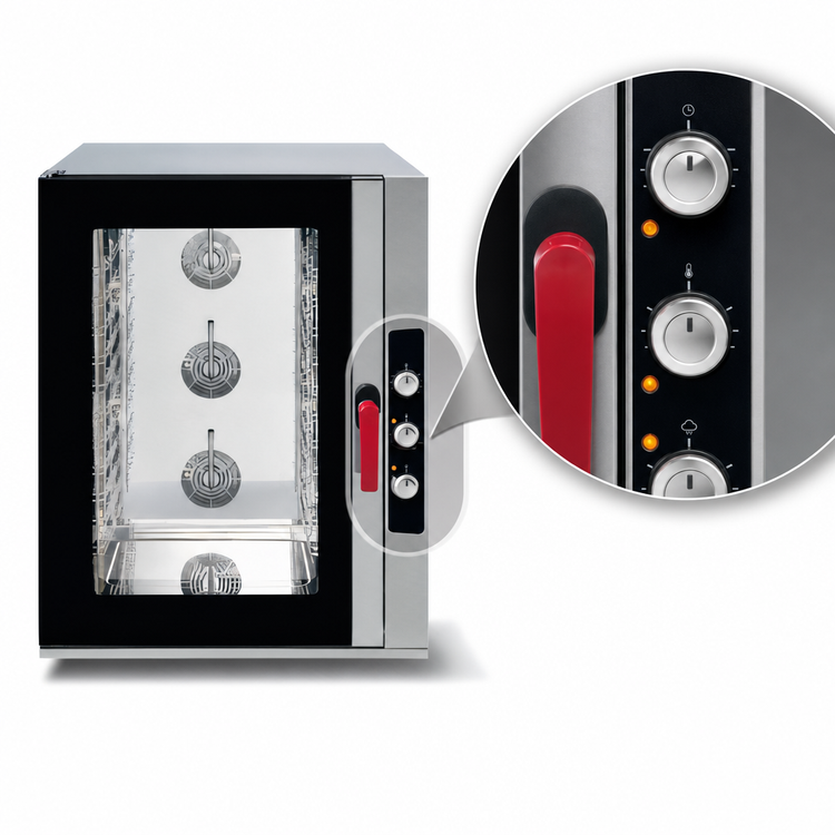 Product image #3 for Axis AX-CL10M Full-Size Combi Oven with Manual Controls