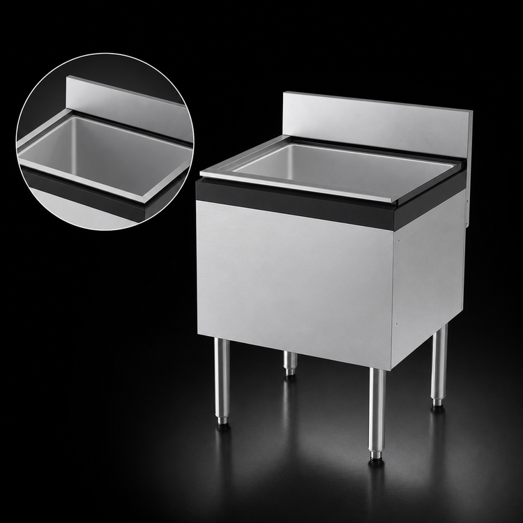 Product image #3 for Top Shelf TS Series 30-Inch Modular Freestanding Underbar Ice Chest/Cocktail Unit