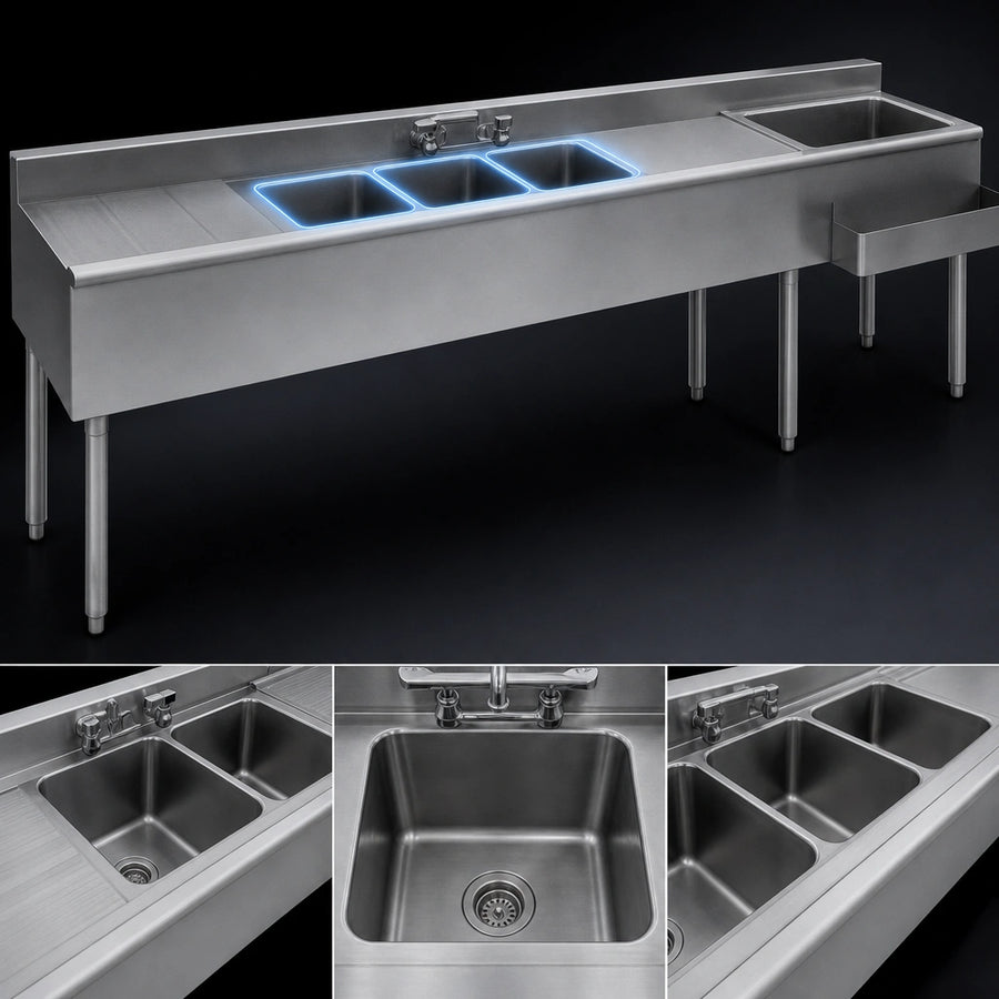 Three Sink Bowls