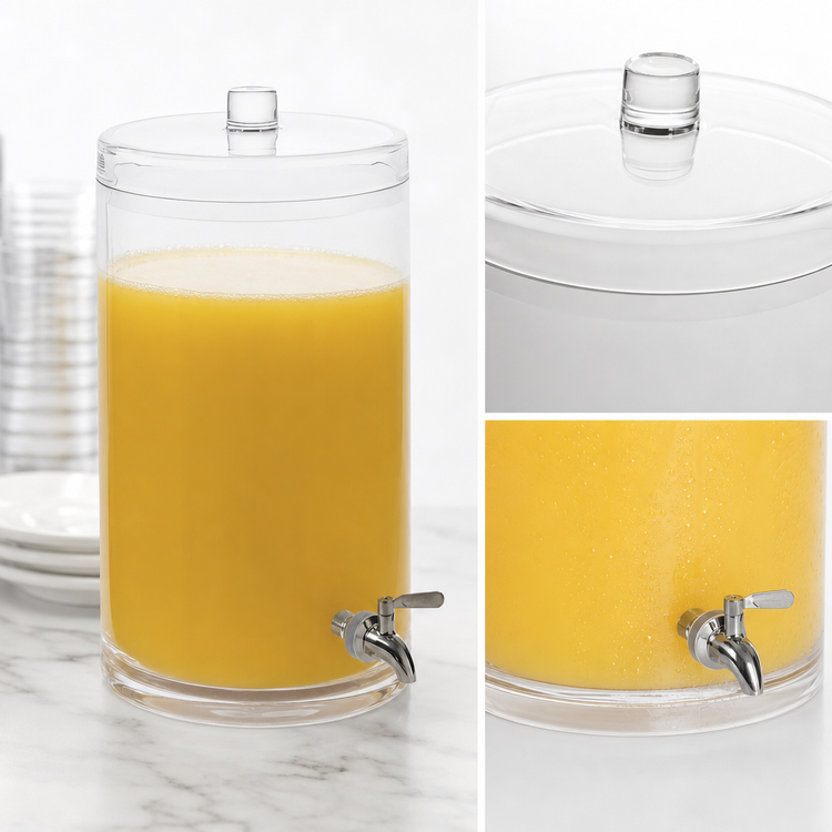 Product image #4 for American Metalcraft 15 Qt Stackable Juice Dispenser with Lid