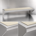Thumbnail image #3 for Vulcan 36-Inch Charbroiler Cutting Board Accessory with Stainless Steel Frame and Sani-TUFF Rubber Insert