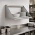 Thumbnail image #3 for Wall-Mounted Tubular Dish Shelf, 42 Inch Wide, 304 Stainless Steel