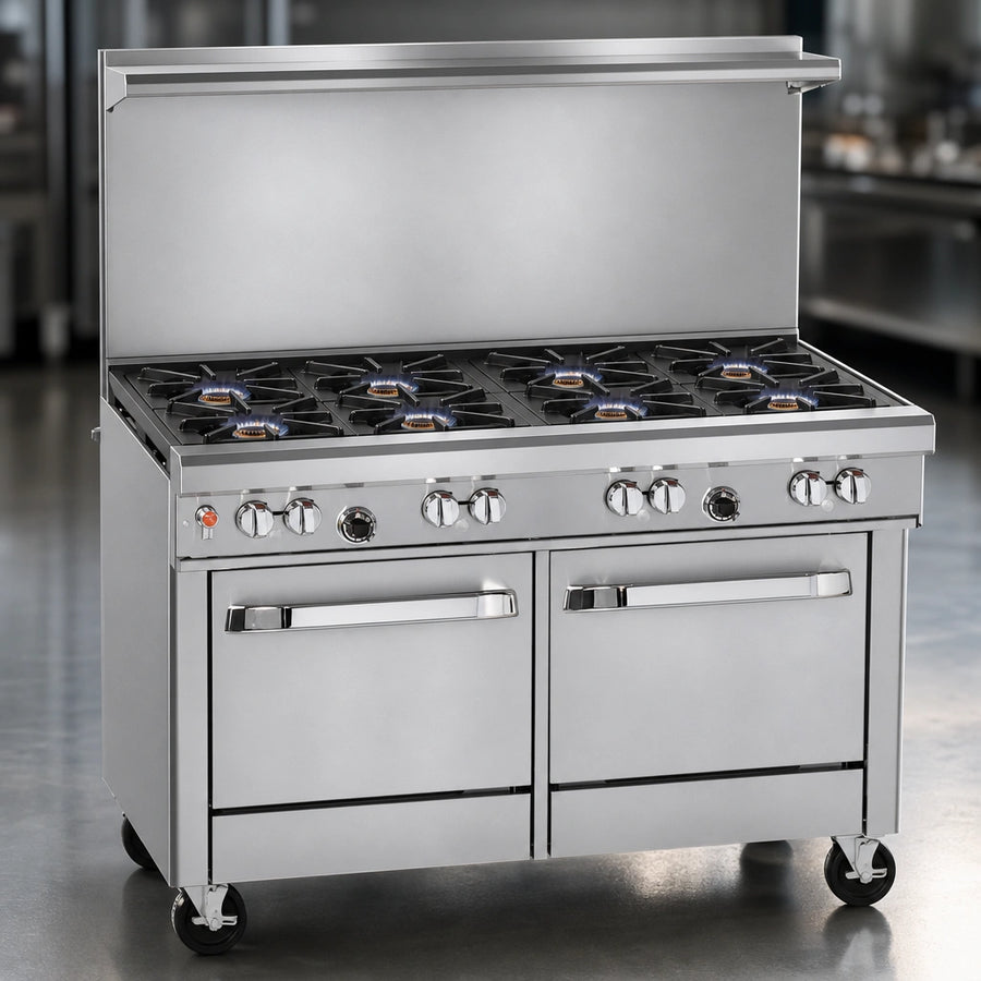 Eight Open Burners