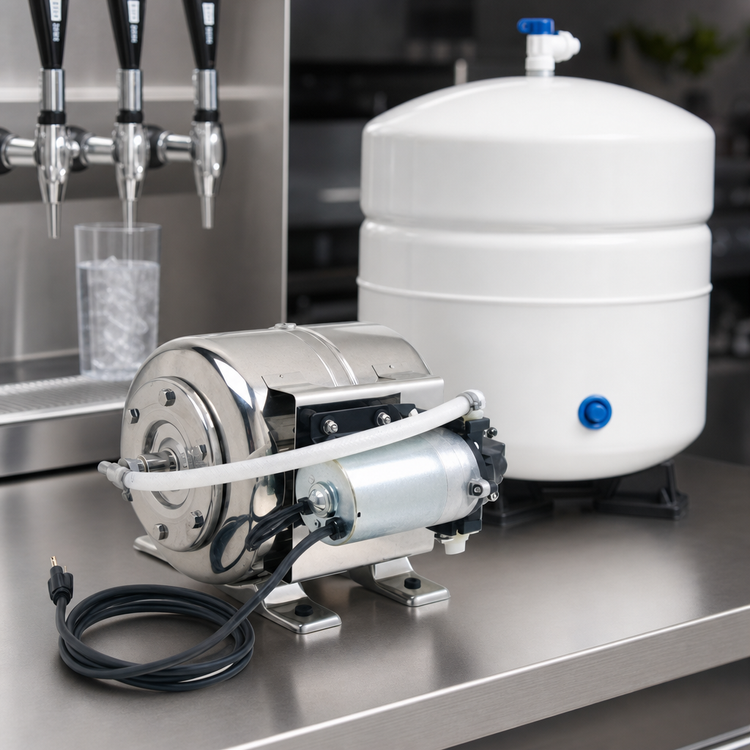 Product image #3 for Everpure Shurflo Medium Water Boost System with 90 PSI Pump and 2 Gallon Tank