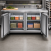 Thumbnail image #3 for Juneau 2-Section Undercounter Reach-In Freezer, 60 Inch Wide, 8.9 Cu. Ft., Solid Doors