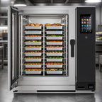 Thumbnail image #3 for Lainox Naboo 5.0 NAE102B Large-Capacity Electric Direct-Steam Combi Oven, Touchscreen, 10 x 2/1 GN or 20 x 1/1 GN, Floor Model