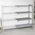 Thumbnail image #4 for Cambro Camshelving Premium 4-Shelf Vented and Solid Add-On Shelving Unit, 24 x 60 x 72 Inches