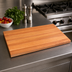 Thumbnail image #3 for Boos Block American Cherry Edge Grain Kitchen Countertop, 108 x 25 x 1-1/2 Inch, Varnique Finish