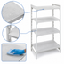 Thumbnail image #4 for Camshelving Premium 4-Shelf Solid Stationary Starter Unit, 21 x 30 x 84 Inches, Speckled Gray
