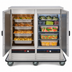 Thumbnail image #3 for FWE UHRS-7-7 Heated & Refrigerated 2-Section Transport Holding Cabinet, 62 Inch Wide
