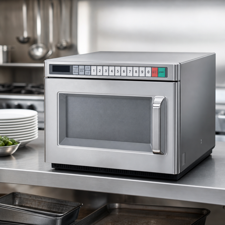 Product image #3 for Panasonic PRO1 1200W Compact Countertop Commercial Microwave Oven, 0.6 Cu. Ft., 120V