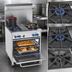 Thumbnail image #3 for Comstock-Castle 30-Inch Commercial Gas Range with 2 Open Burners, 18-Inch Char-Broiler, and 26.5-Inch Standard Oven