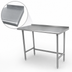 Thumbnail image #3 for Advance Tabco Special Value 84-Inch x 30-Inch 16-Gauge 304 Stainless Steel Open Base Work Table with 1-1/2-Inch Rear Up-Turn