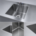 Thumbnail image #3 for Advance Tabco TA-11T Single-Bowl Welded Table-Top Sink with Faucet, 30