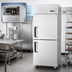 Thumbnail image #4 for Atosa One-Section Top-Mount Reach-In Freezer with Two Locking Half Doors, 21.4 Cu. Ft., Stainless Steel