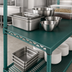 Thumbnail image #3 for QuadPlus 60 x 18 Solid Green Polymer Shelf Mat with Quad-Adjust Frame and MICROGARD Antimicrobial Protection