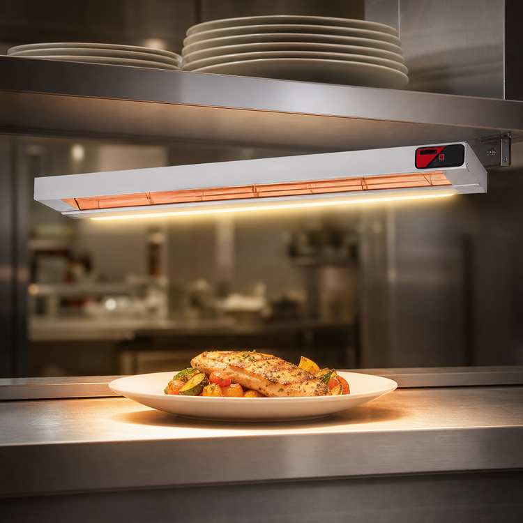 Product image #3 for Nemco 60-Inch Single Lighted Infrared Strip Heat Lamp, 120V
