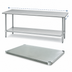 Thumbnail image #3 for Advance Tabco Galvanized Undershelf for 84 x 30 Inch Work Tables