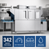 Thumbnail image #3 for Hobart CL86-ADV Advansys High Temperature Electric Rack Conveyor Dishwasher