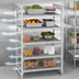 Thumbnail image #4 for Cambro Camshelving Premium 5-Tier Stationary Starter Unit, 24 x 36 x 64 Inch, Vented, Speckled Gray
