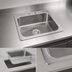 Thumbnail image #3 for John Boos Pro-Bowl 1-Compartment Drop-In Stainless Steel Sink with 20