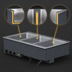 Thumbnail image #3 for Vollrath Three-Well Drop-In Electric Hot Food Well Unit, Wet Operation, Standard Drain, Thermostatic Controls, 208V