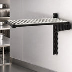 Thumbnail image #4 for Cambro Camshelving® Elevation EWSSKA1848V1580 Wall-Mounted Vented Add-On Shelf Kit, 18 x 48 Inches, Brushed Graphite