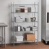 Thumbnail image #3 for Advance Tabco Special Value Series 4-Shelf Stationary Chrome Wire Shelving Unit, 48W x 14D x 74H