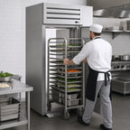Thumbnail image #3 for True Mfg. - General Foodservice SPEC SERIES STA1RRT-1S-1S-HC One-Section Roll-Thru Refrigerator, Stainless Steel Front & Rear Doors, Self-Contained