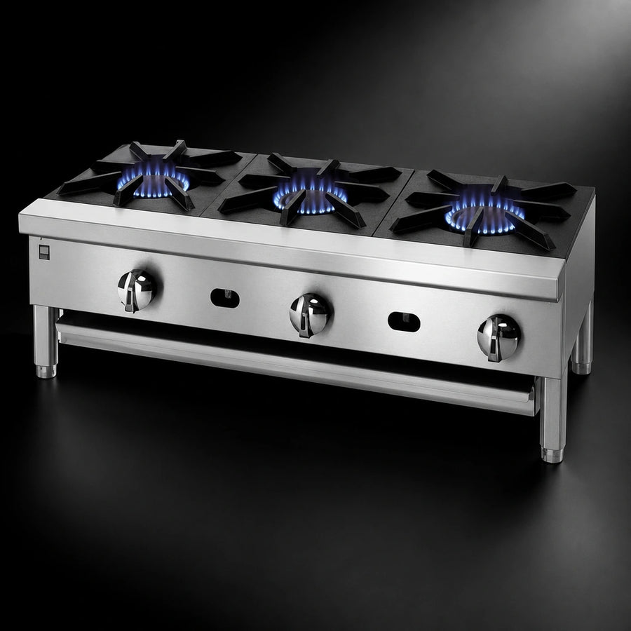 Four Open Burners