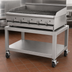 Thumbnail image #3 for Garland 48-Inch Stainless Steel Equipment Stand with Intermediate Shelf for HEEGM48CL Broiler