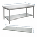 Thumbnail image #3 for Galvanized Work Table Undershelf for 120 in. W x 30 in. D Tables
