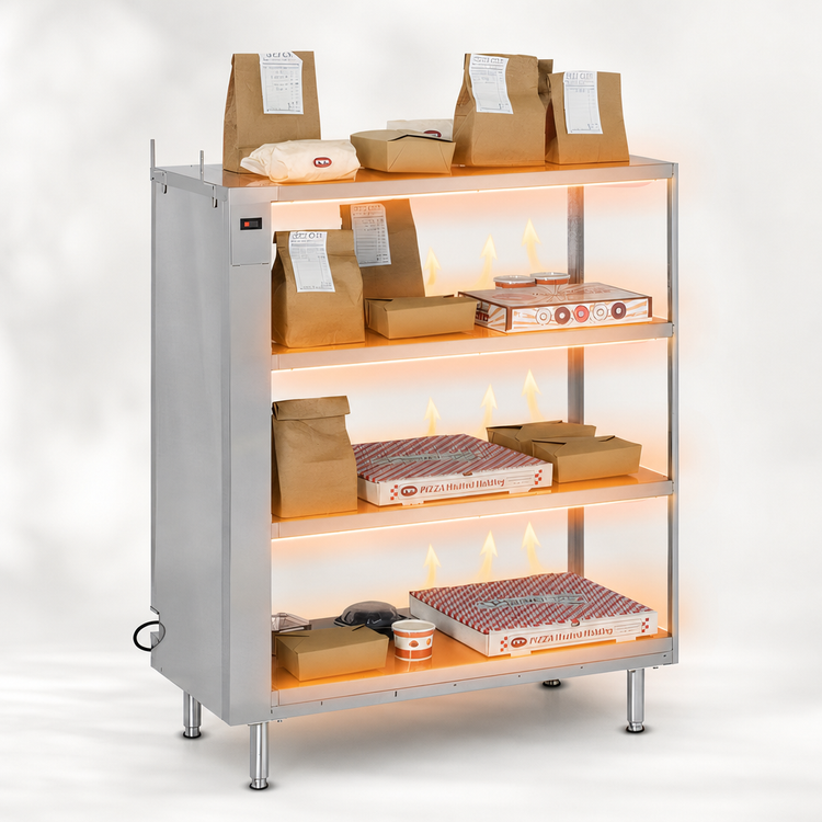 Product image #3 for FWE 43-Inch 4-Tier Heated Holding Shelf with Electronic Controls