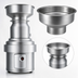 Thumbnail image #3 for InSinkErator SS-500 5 HP Complete Food Waste Disposer Package with 15-Inch Bowl and CC-101 Control Center