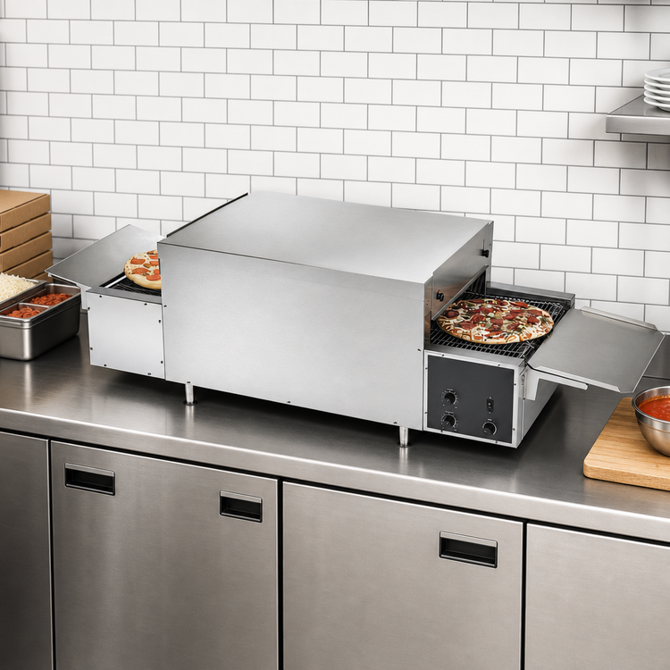 Product image #3 for Vollrath Countertop Single Deck Conveyor Pizza Oven, 68-Inch Wide, 220 Volt